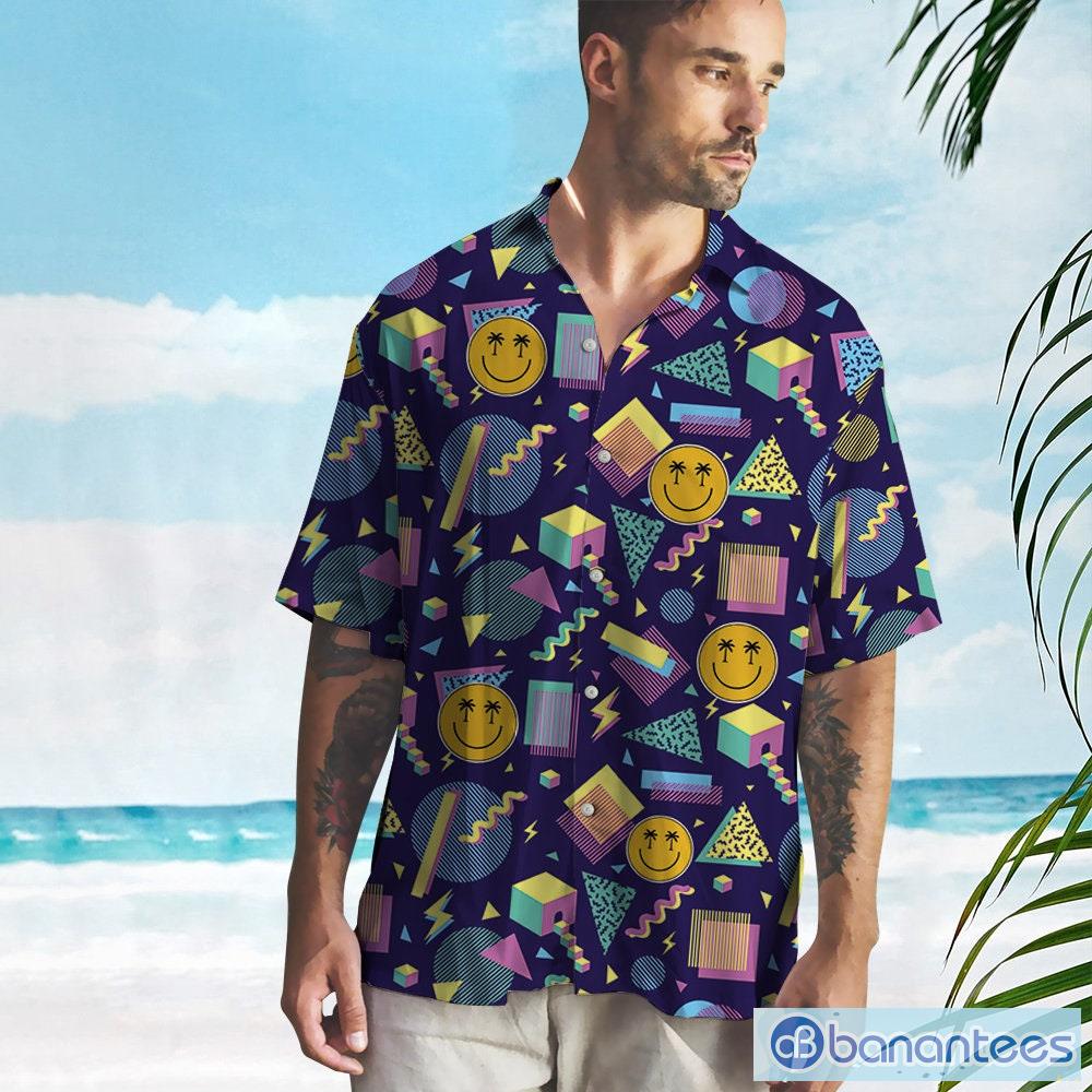 New York Yankees Retro Summer Pattern Hawaiian Shirt - Banantees