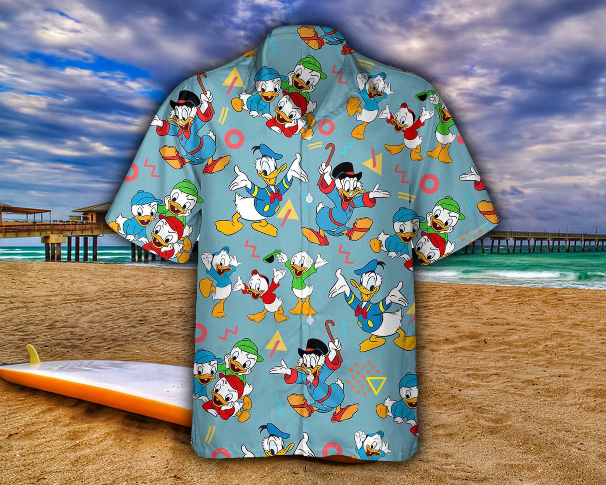 Disney Donald Duck Christmas Gifts Disney Hawaiian Shirt Mens