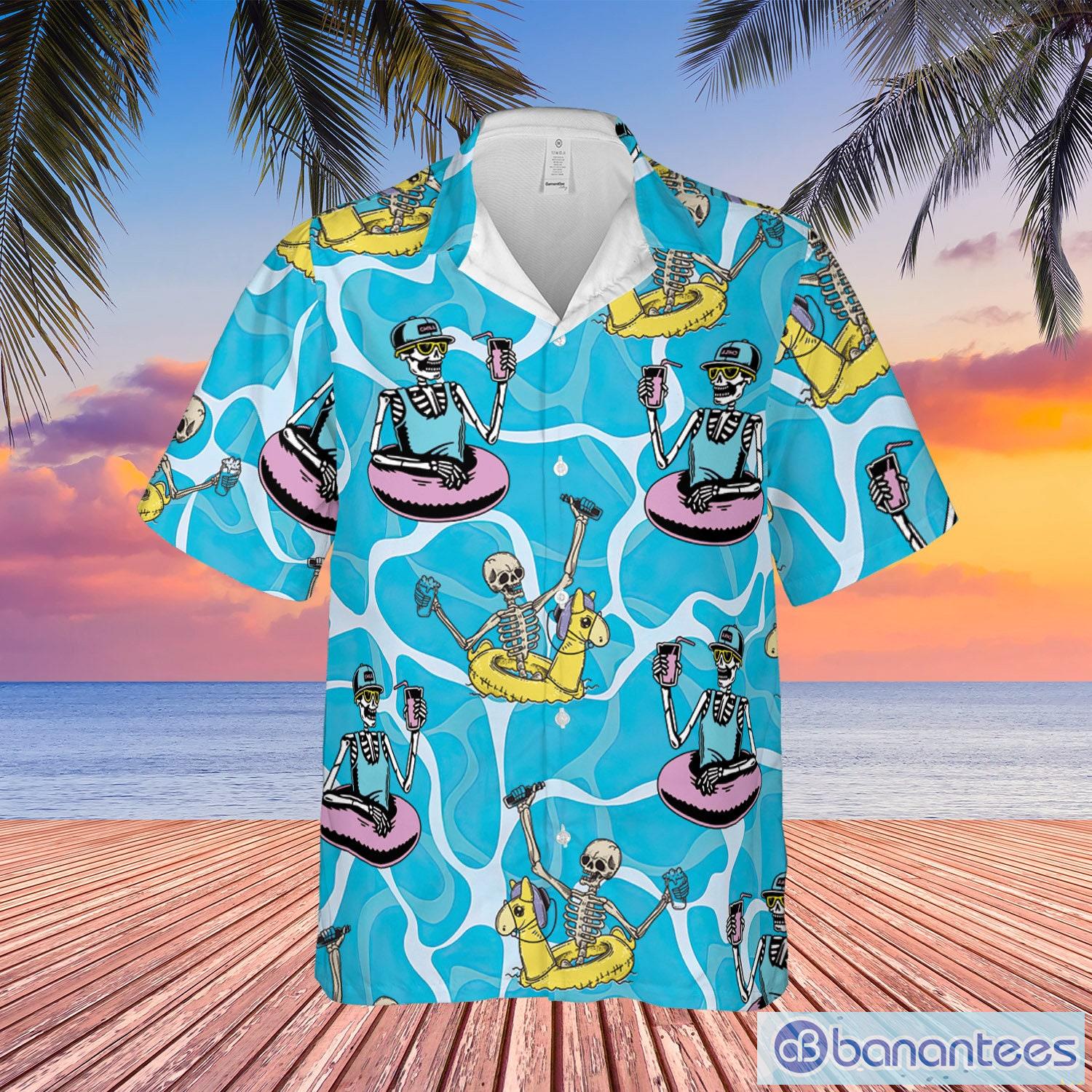 Buffalo Bills Skeleton Dance Hawaii Summer Hawaiian Shirt For Men And Women  - Banantees