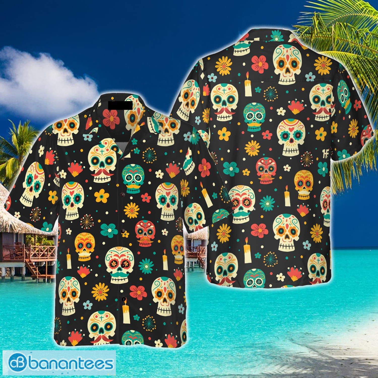 Dallas Cowboys Skull Death Summer Hawaiian Shirt And Shorts - Banantees