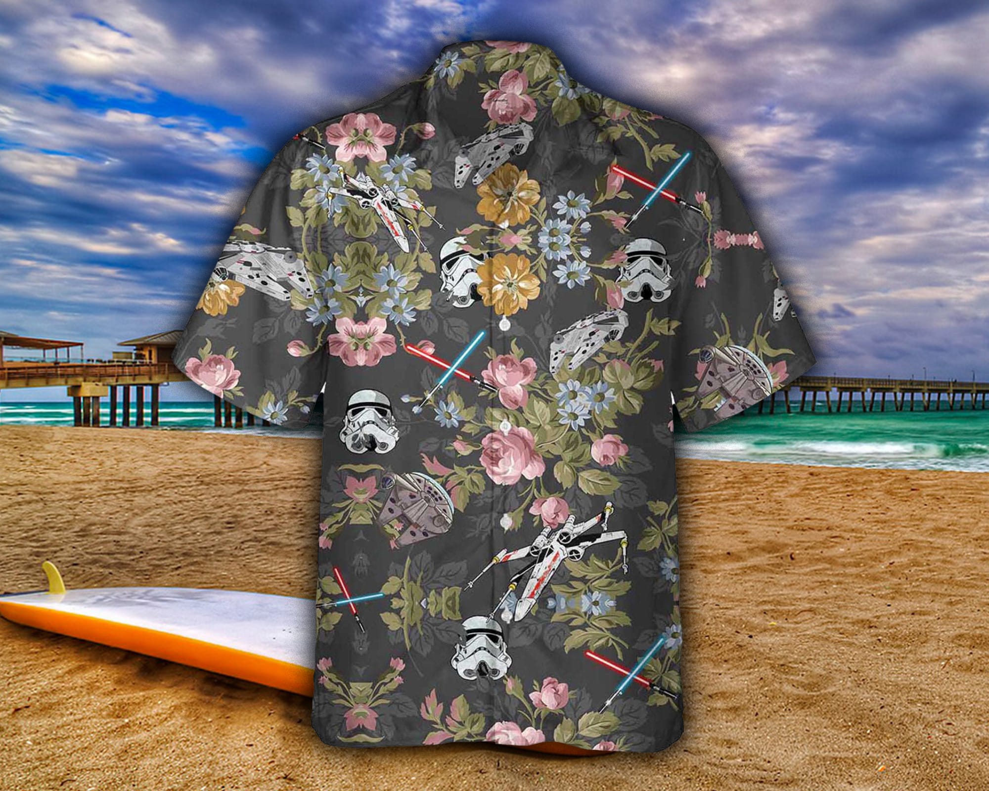 Star wars hawaiian shirt 2024 disney