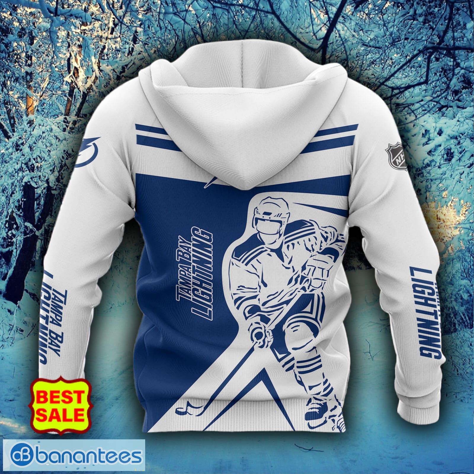 Tampa Bay Lightning Logo NHL Teams Hoodie And Pants For Fans Custom Name -  Banantees