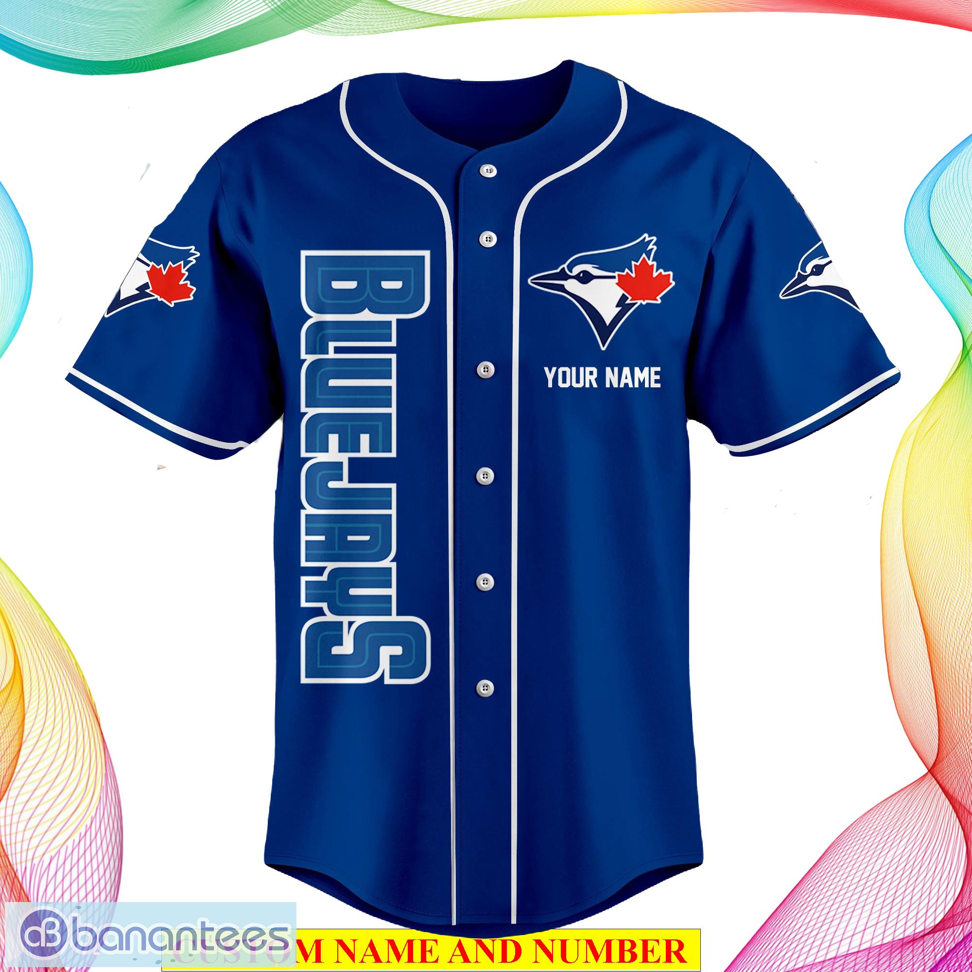 Toronto Blue Jays Love Team Blue Deisgn Jersey Baseball Shirt Custom Number  And Name - Banantees