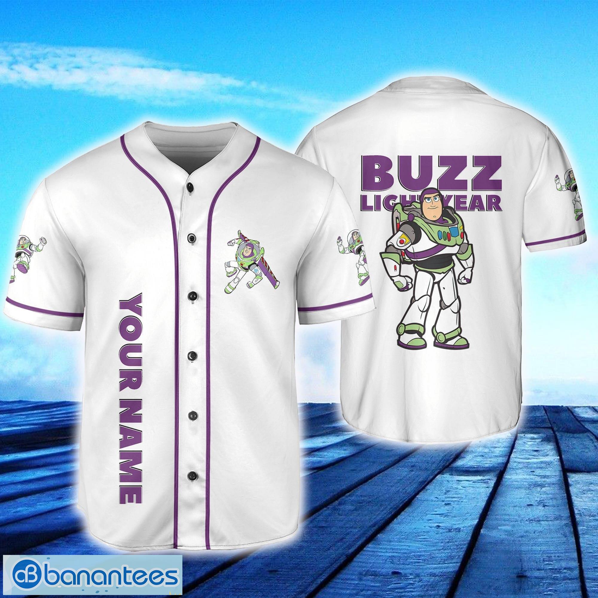Toy Story Buzz Lightyear Awesome Custom Name Baseball Jersey Disney Men And  Women Gift For Fans - Banantees