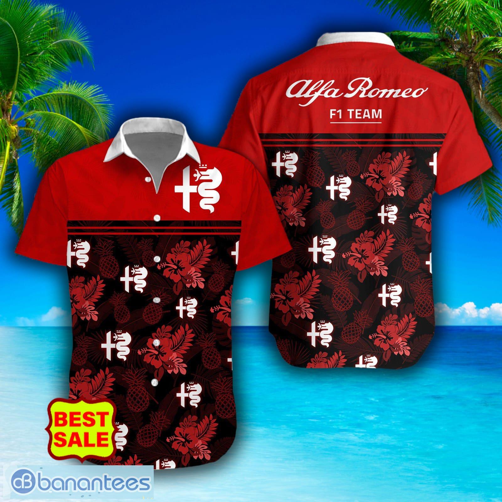 Alfa Romeo F1 Summer Aloha Button Up Hawaiian Shirt Gift For