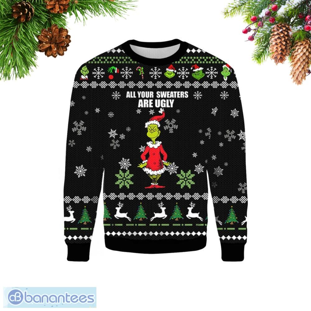 NCAA Montana Grizzlies Grinch Cold Ugly Christmas Sweater For Men Women -  Banantees