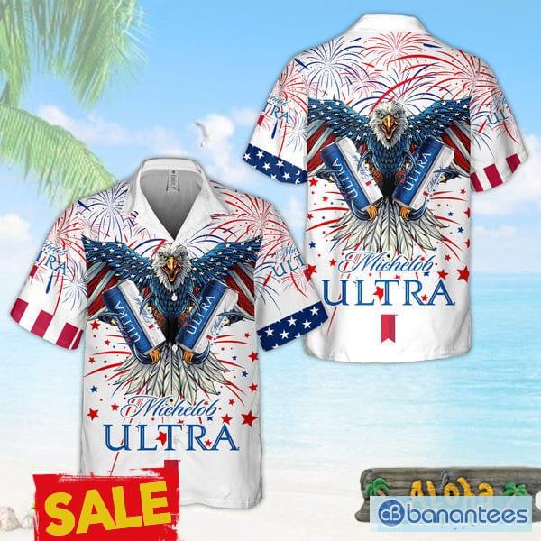 Beer Michelob Ultra Hawaiian Shirt,Aloha shirt,Bald Eagle Fireworks 4th Of  July - Ingenious Gifts Your Whole Family