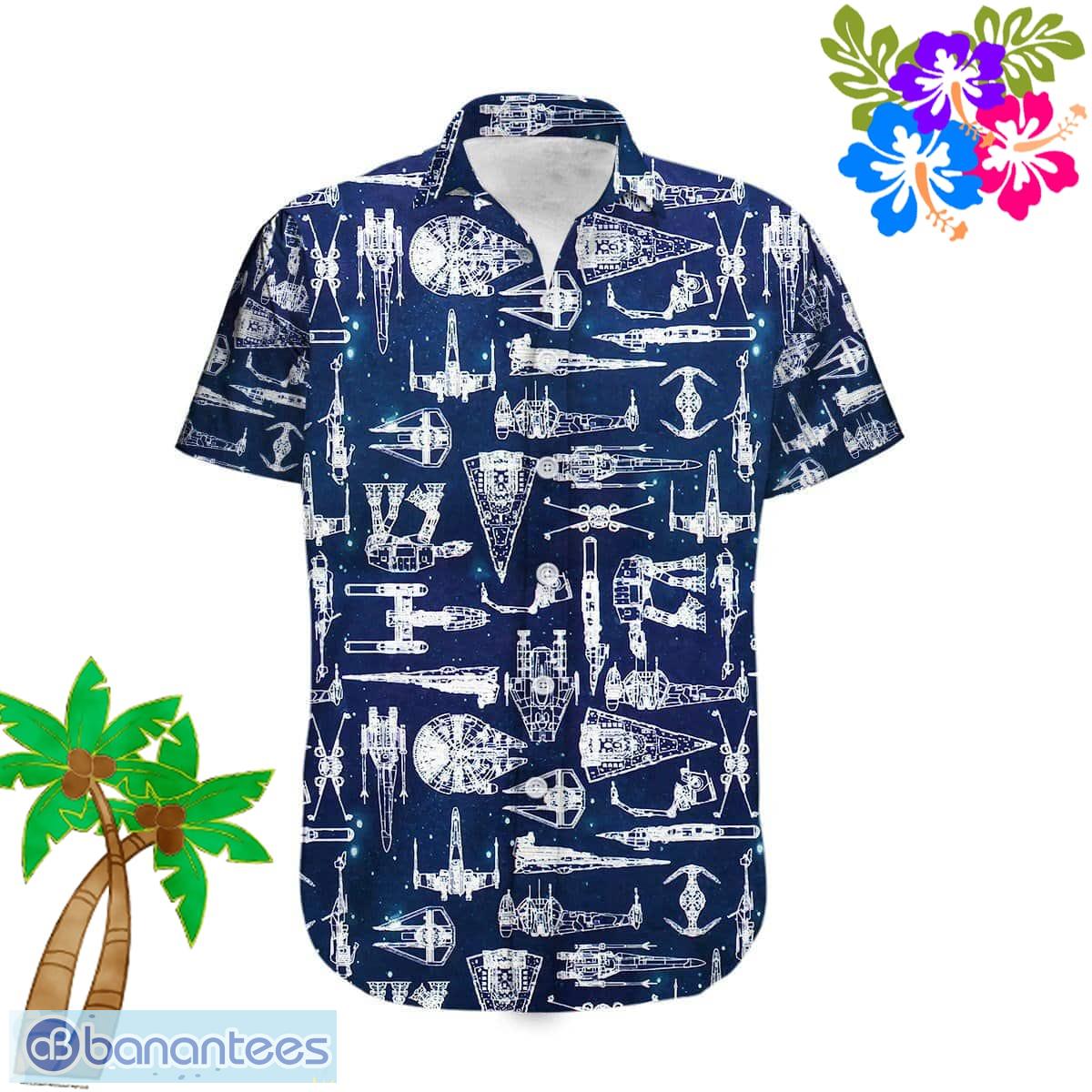 Space Ship Star Wars Hawaiian Shirt For Star Wars Lover