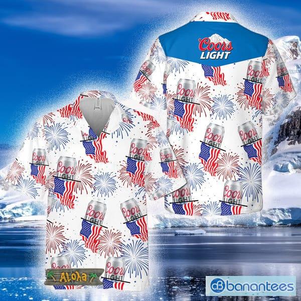 Vintage Tropical Flower Coors Light Hawaiian Shirt For Men And Women Gift  Hawaiian Beer - Banantees