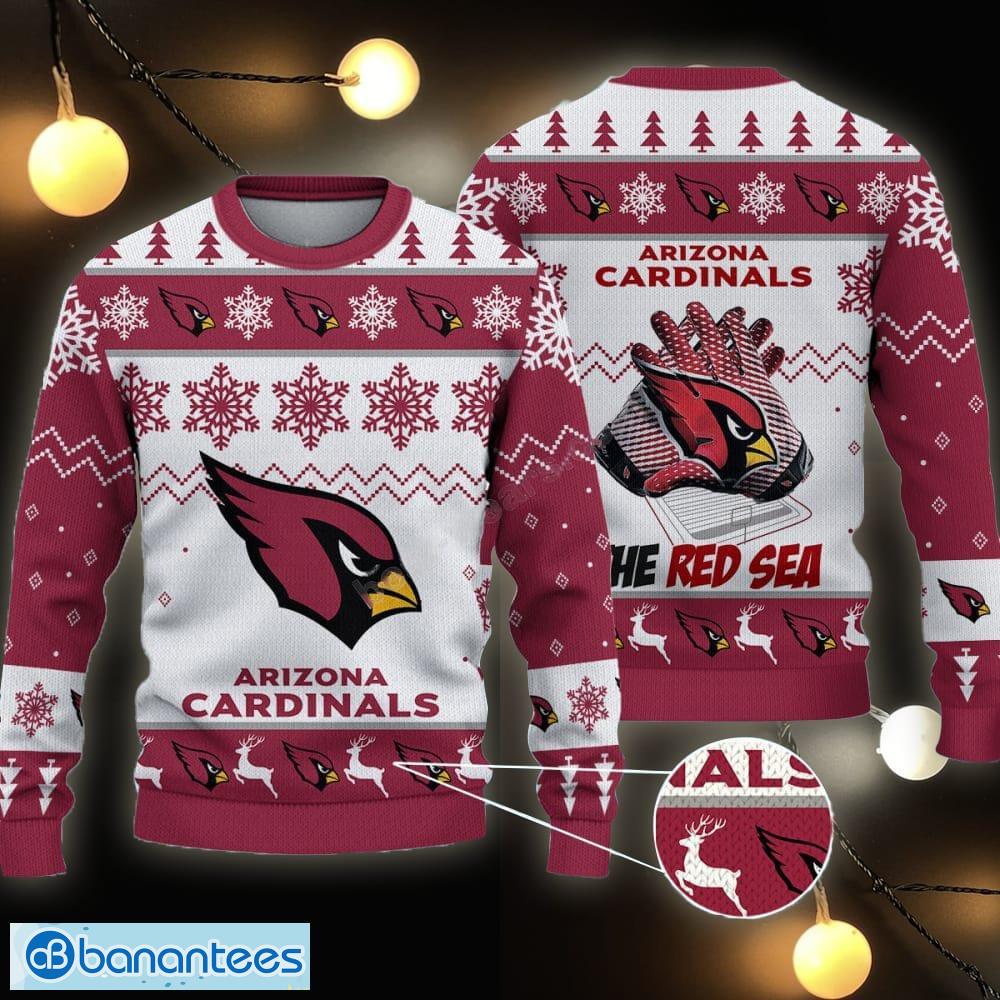 Arizona Cardinals Fans Santa Claus Ugly Christmas Sweater Gift