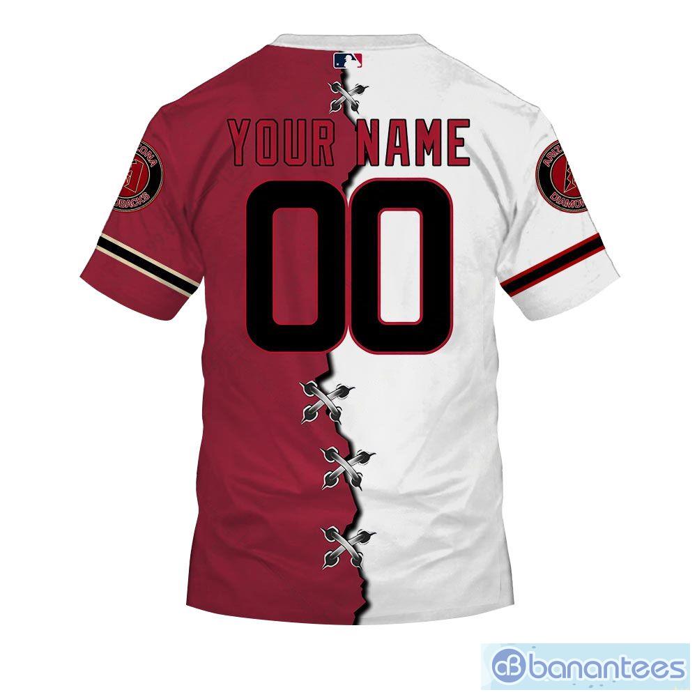 Arizona Diamondbacks Custom Name & Number Baseball Shirt Best Gift