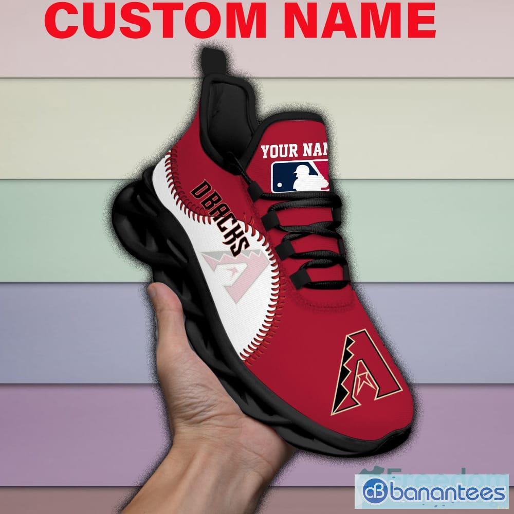 Arizona Diamondbacks Mix Jerseys MLB Max Soul Shoes Custom Name For Men And  Women Running Sneakers - Banantees