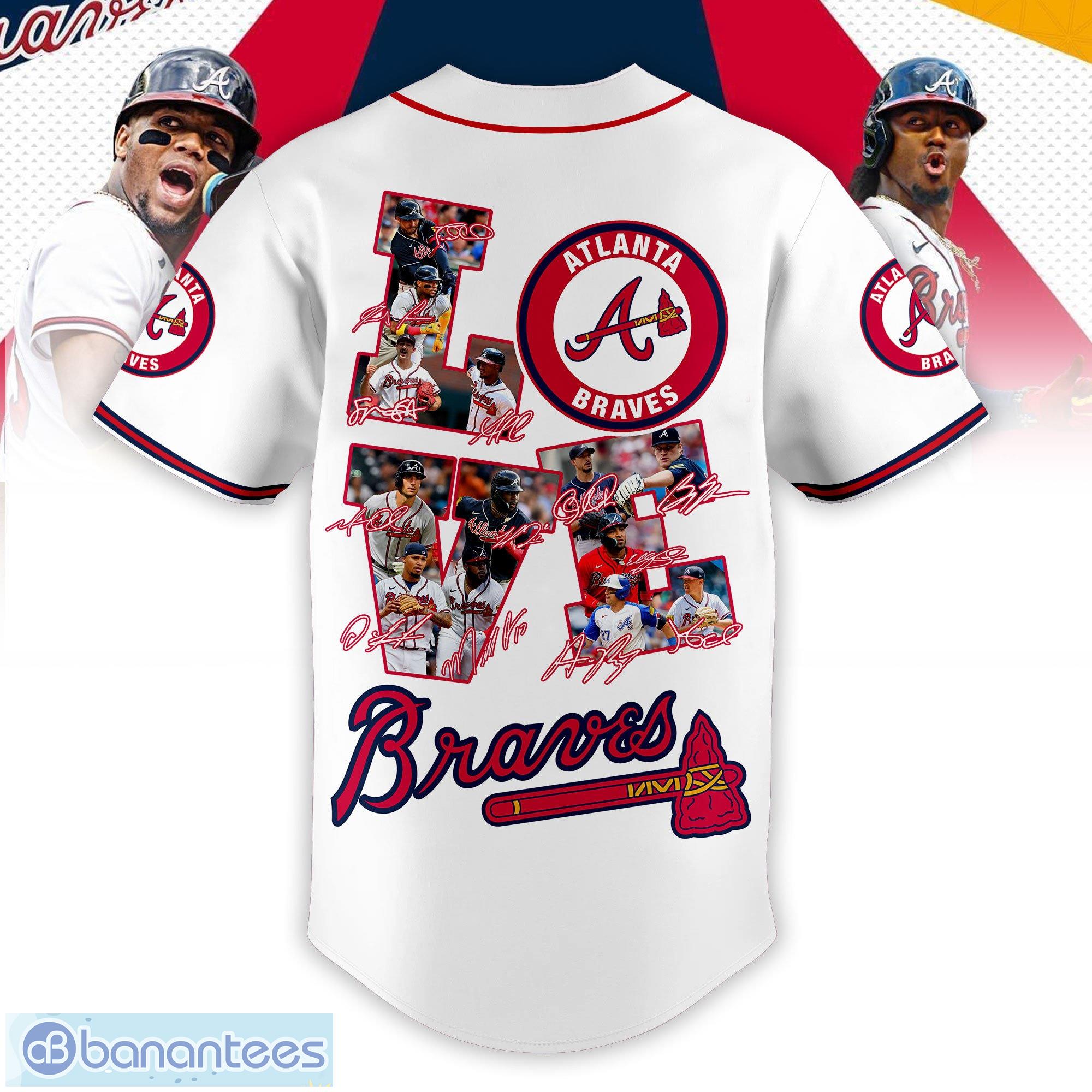 custom braves baseball jersey