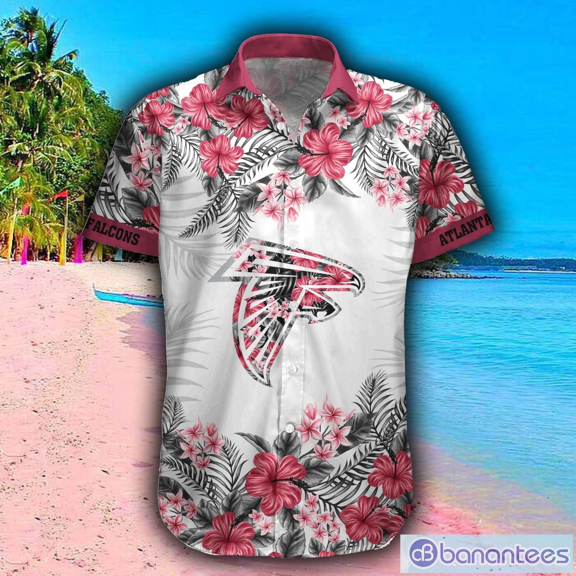 Atlanta Falcons Floral Casual Hawaiian Shorts Gift For Fans