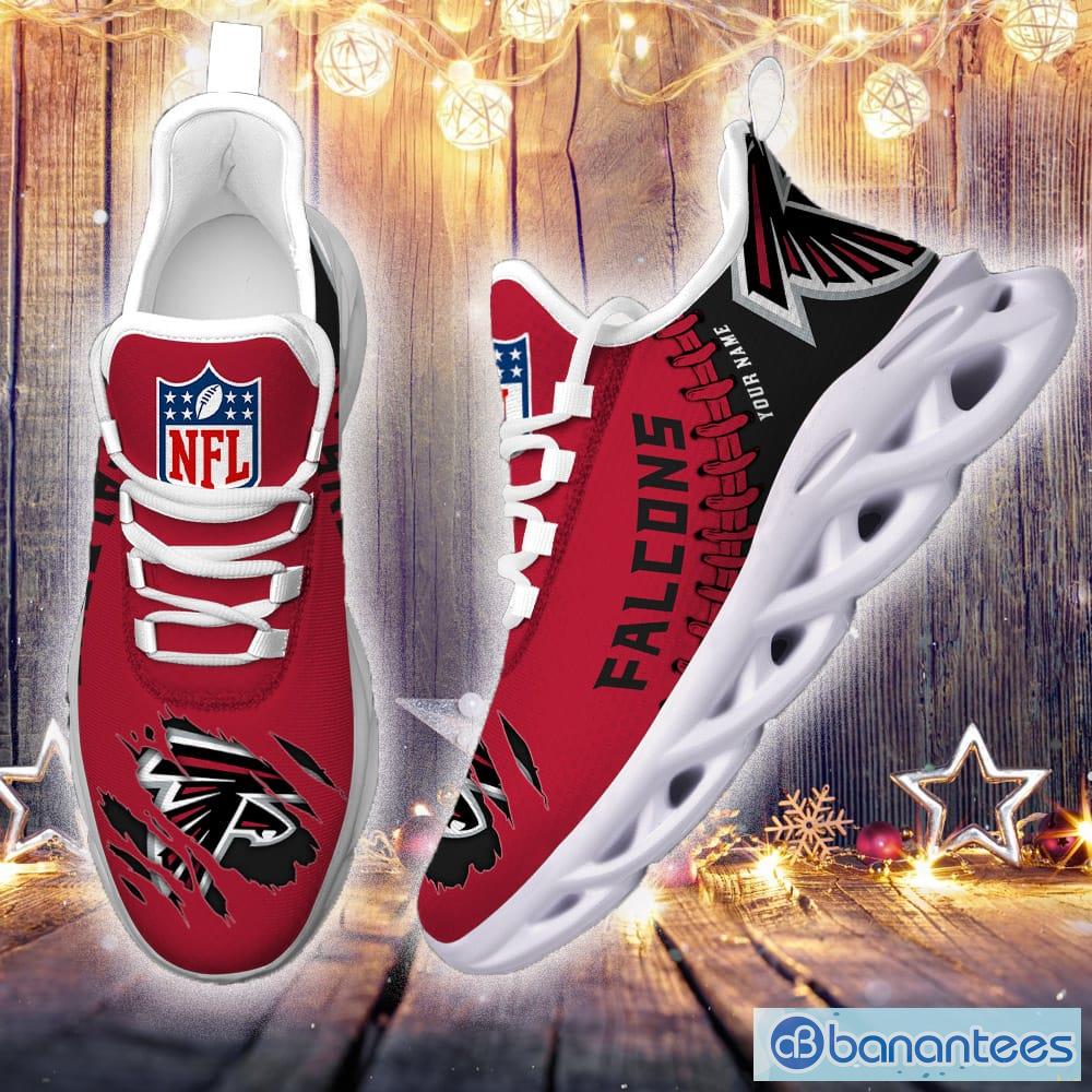 Atlanta Falcons Custom Name Luxury NFL Max Soul Shoes Design 1 Chunky  Sneakers For Men And Women - Banantees