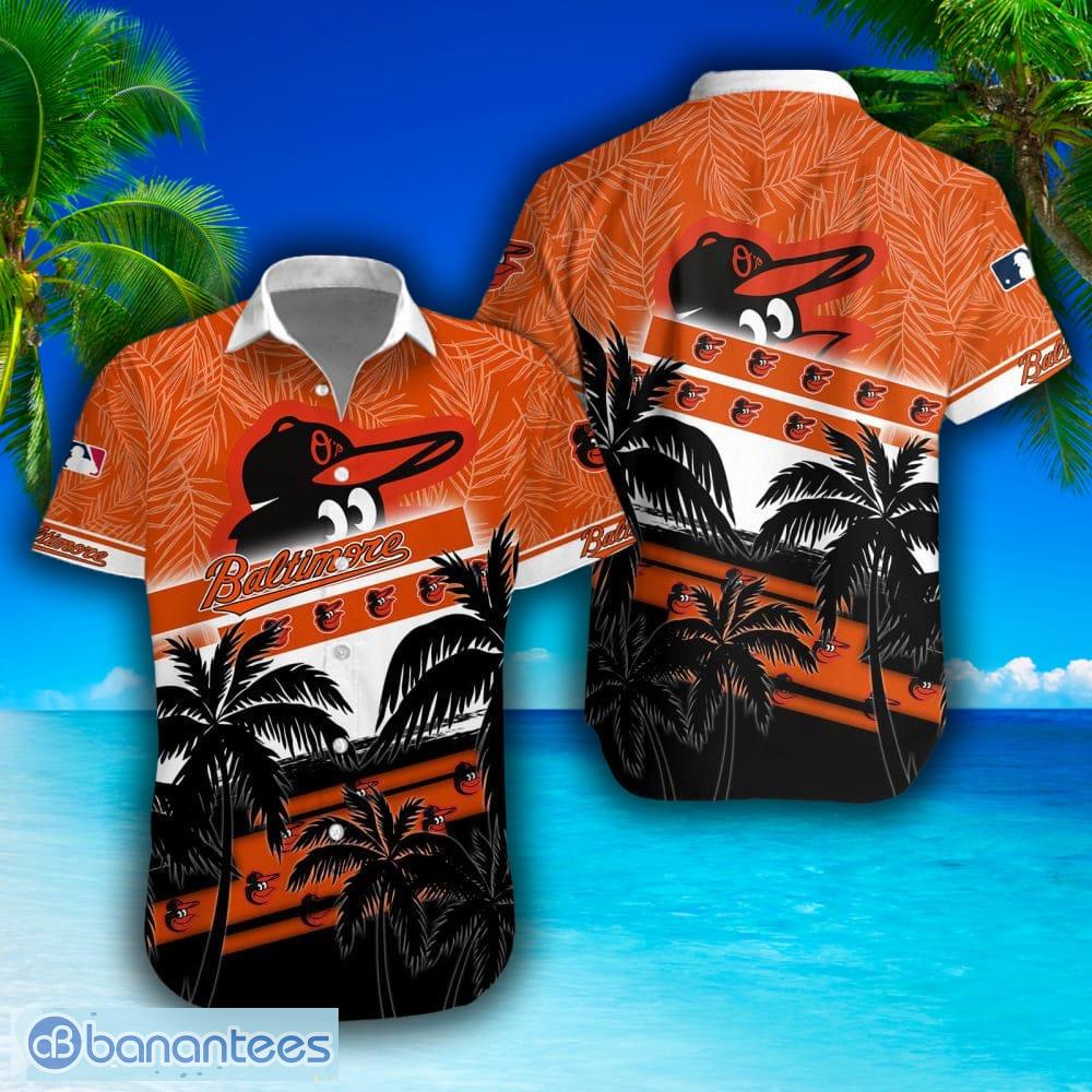 Baltimore Orioles MLB Logo Hawaiian Shirt And Short Set Men Women -  Banantees