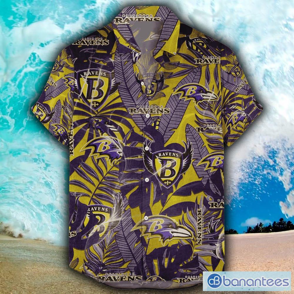 Baltimore Ravens Nfl 3D Hawaiian Shirt Men And Women For Fans