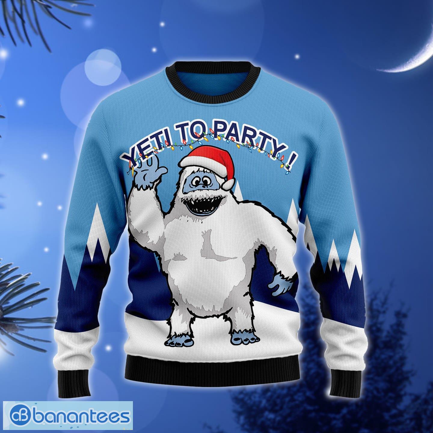 Yeti Christmas Ugly Christmas Sweater Style Gift For Men And Womens