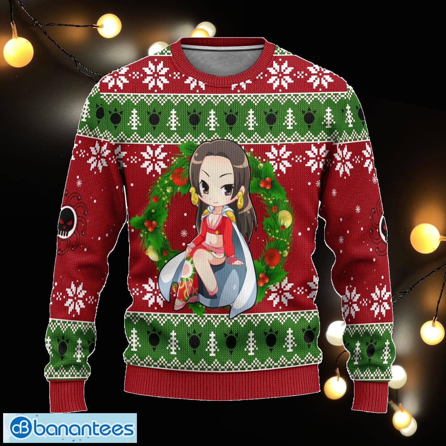 Boa Hancock One Piece Anime Xmas Women Mens Ugly Christmas Sweater -  Shibtee Clothing
