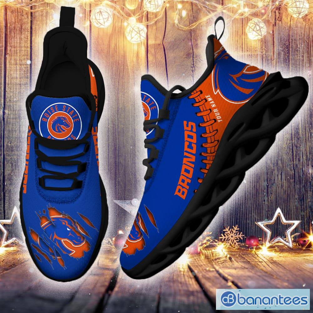 Custom Name Boise State Broncos Custom Name And Number Air Jordan 13 Shoes  For Men And Women - Banantees