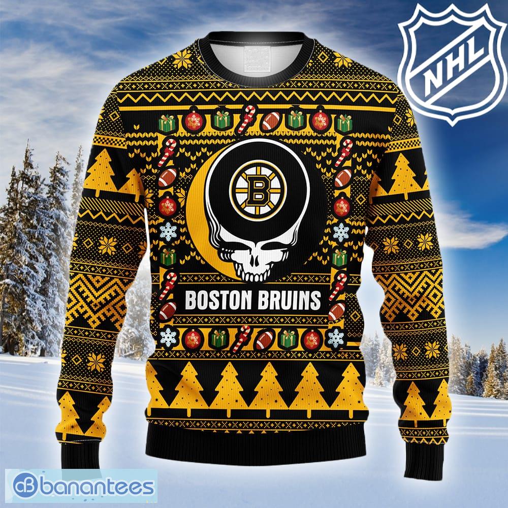 NHL Boston Bruins Custom Name Number Pink Tie-Dye Breasst Cancer Sweatshirt