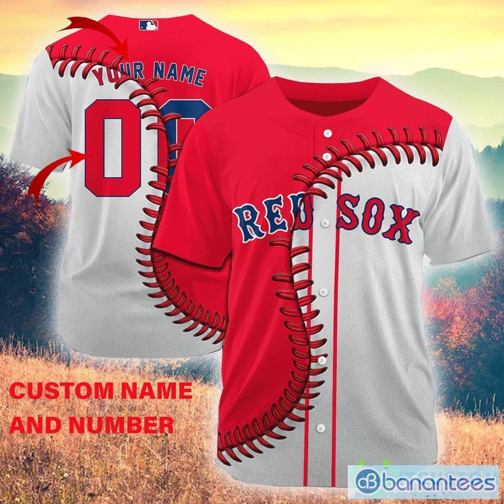 Boston Red Sox MLB Custom Number And Name 3D Polo Shirt Gift For Men And  Women Fans - Banantees
