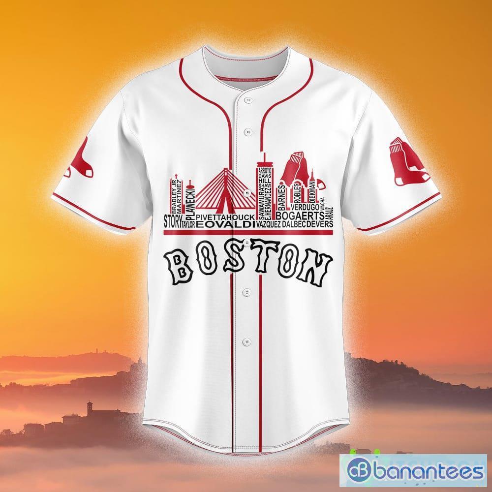 Boston Red Sox MLB Jersey Shirt Custom Number And Name For Men And