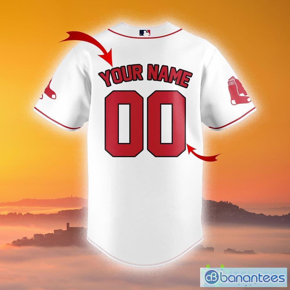 Boston Red Sox MLB Jersey Shirt Custom Number And Name For Men And Women  Gift Fans - Banantees