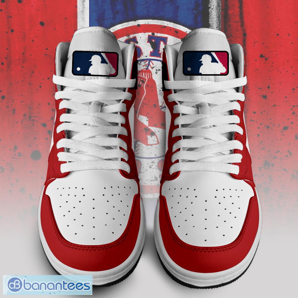 Boston Red Sox MLB New Style Air Jordan 1 High Top Shoes Custom Number And  Name - Banantees