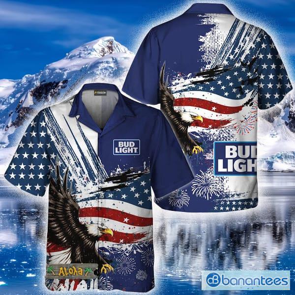 4th Of July Eagles Funny Hawaiian Shirt - Banantees