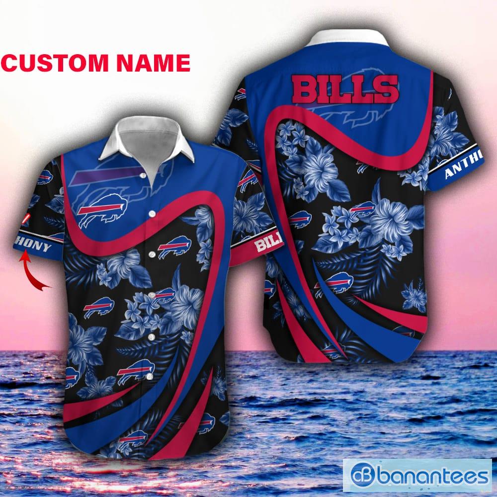 Custom Name Floral Buffalo Bills Hawaiian Shirt  Hawaiian shirt, Personalized  nfl, Buffalo bills