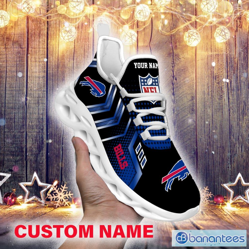 Buffalo Bills Custom Name NFL Max Soul Shoes Gift For Fans Running Sneaker - Buffalo Bills Personalized NFL Max Soul Shoes_1