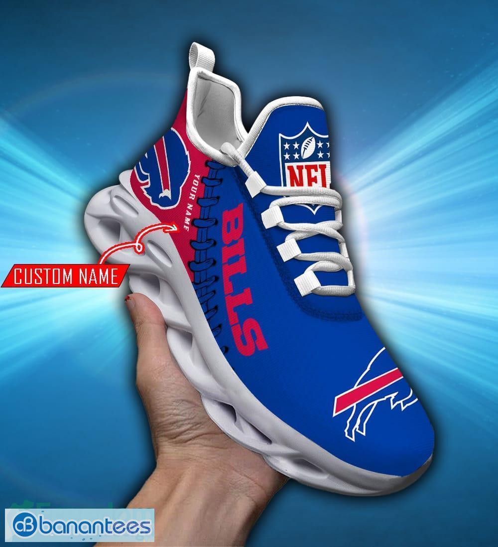 Buffalo Bills Fans NFL New Chunky Sneakers Caro Performance Max Soul Shoes Custom Name - Buffalo Bills NFL Caro Max Soul Shoes_1