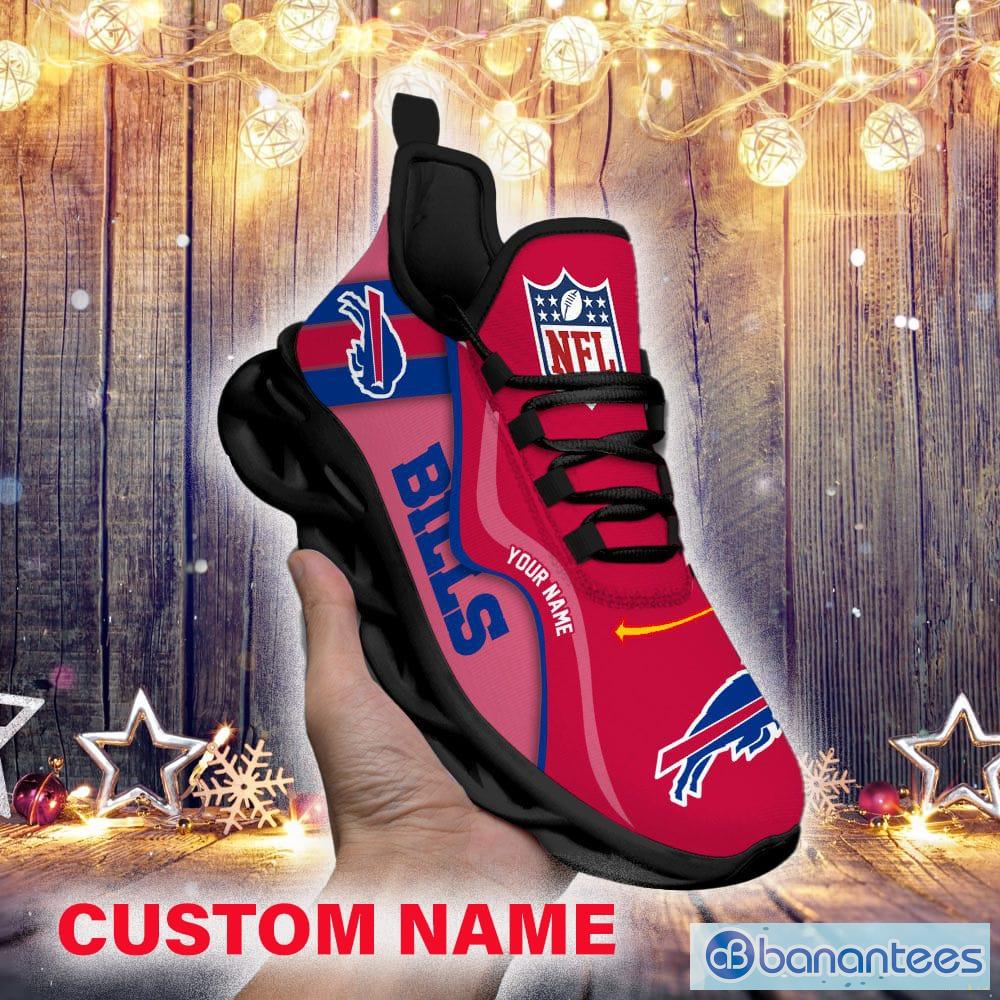 Buffalo Bills NFL Custom Name Unique Max Soul Shoes Gift For Fans Running Sneaker - Buffalo Bills NFL Customized Unique Max Soul Shoes_1