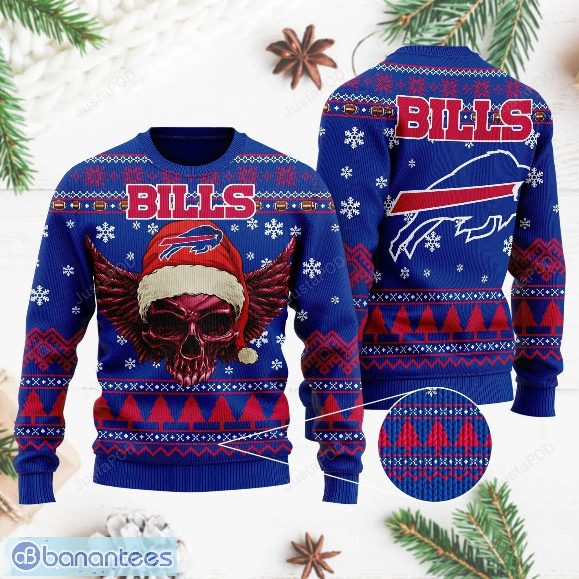 Buffalo Bills Ugly Christmas Sweater Sweater Forest Green