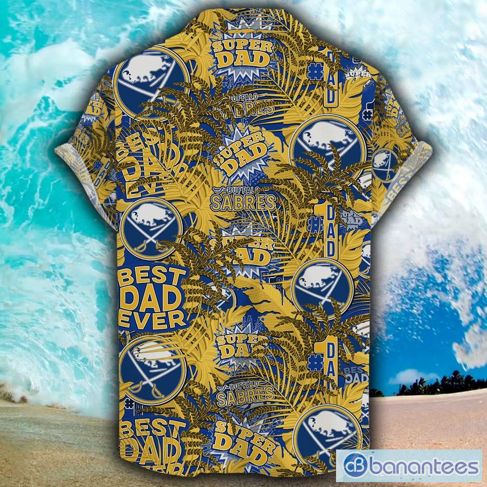 Buffalo Sabres Hawaiian Shirt Tropical Flowers summer for fans