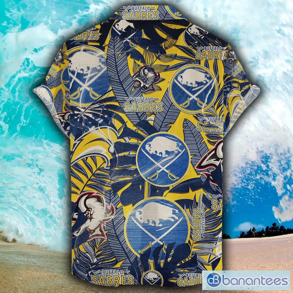 Buffalo Sabres NHL Floral All Over Printed Classic Hawaiian Shirt