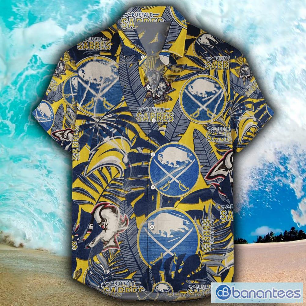 Personalized NHL Buffalo Sabres Palm Leafs Hawaiian Shirt