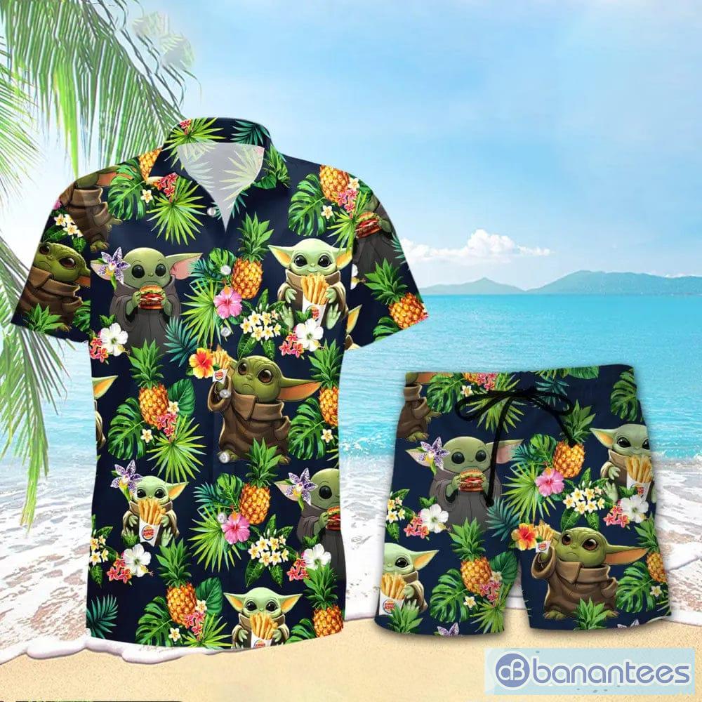 Tropical Grinch All Over Print Summer Gift Hawaiian Shirt And Shorts -  Banantees