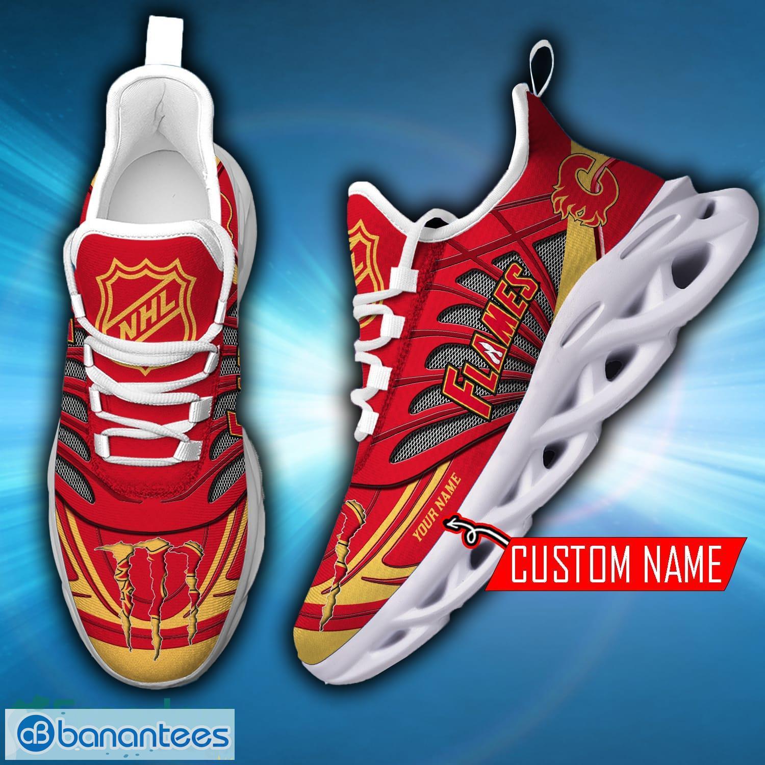 Custom Name NHL Chicago Blackhawks Personalized Max Soul Shoes,  Personalized Sneakers - Banantees