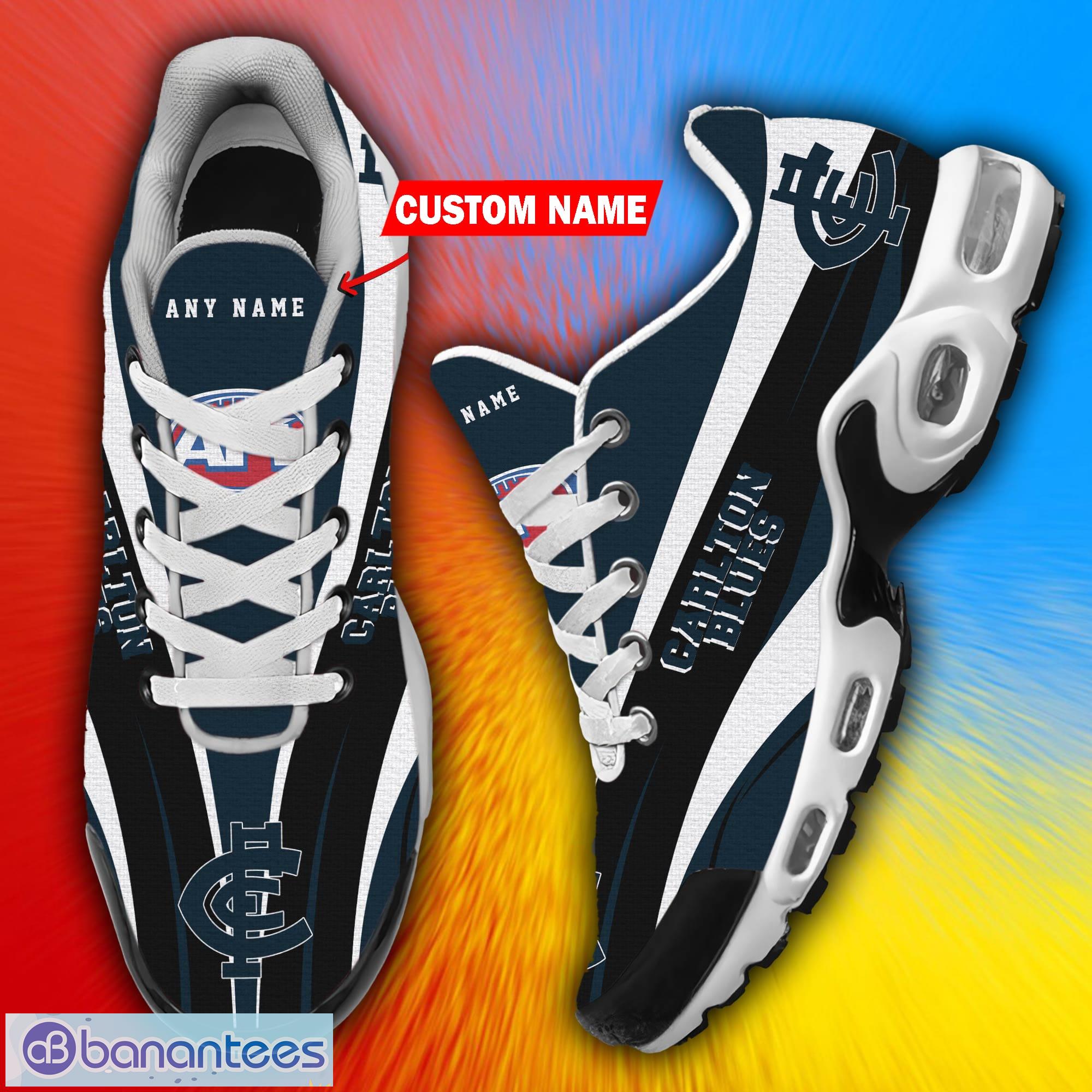 Custom Name Atlanta Falcons Logo Air Cushion Sports Shoes Perfect Gift For  NFL Fans - Banantees