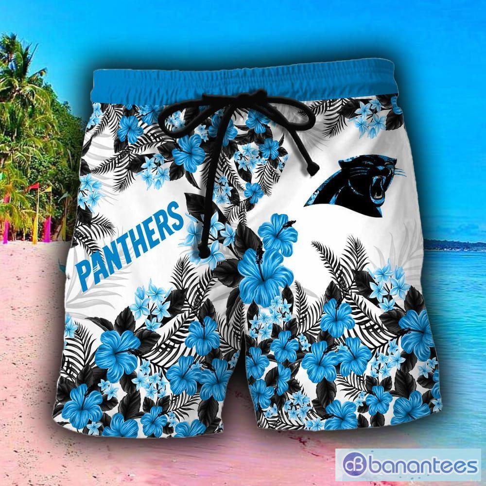 Carolina Panthers Custom Name NFL Hawaiian Shirt And Shorts Gift For Men  And Women Fans - Banantees