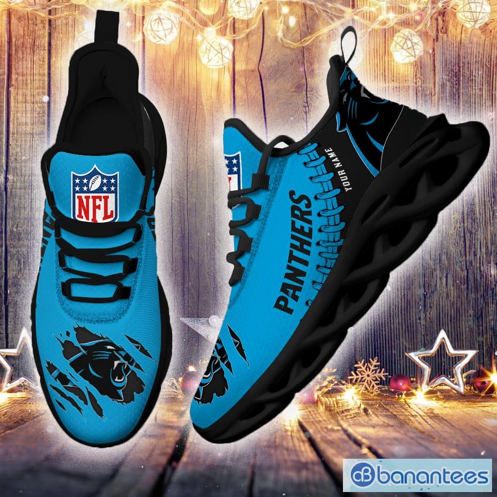 Carolina Panthers Max Soul Shoes Running Shoes Best Gift For Fans