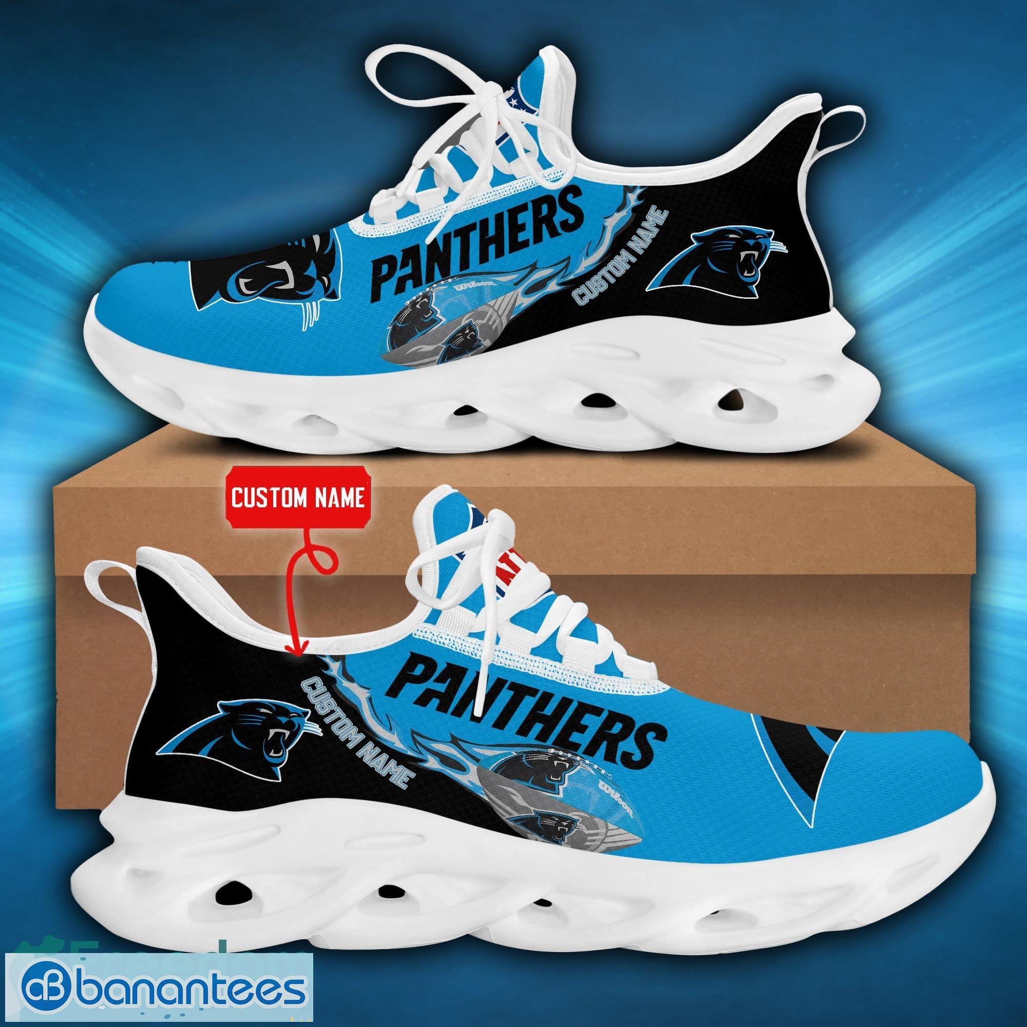 Carolina Panthers NFL Max Soul Shoes Gift For Sport's Fans - Banantees