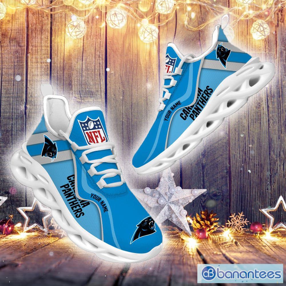 Carolina Panthers NFL Custom Name Unique Max Soul Shoes Gift For Fans  Running Sneaker - Banantees