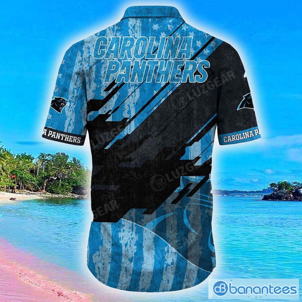 BEST NFL Carolina Panthers Hawaiian Shirt Graphic American Flag Print This  Summer Gift For Fans Hot