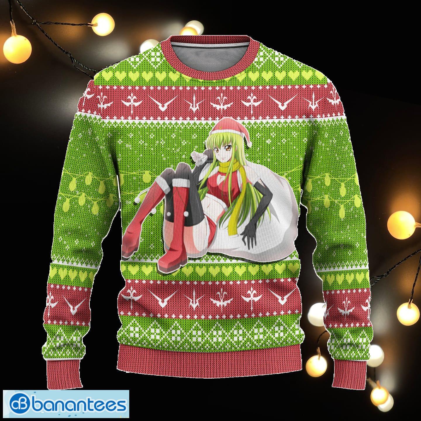 Ugly Christmas Sweater Anime Girl Cute Sweatshirt  TeeNavi