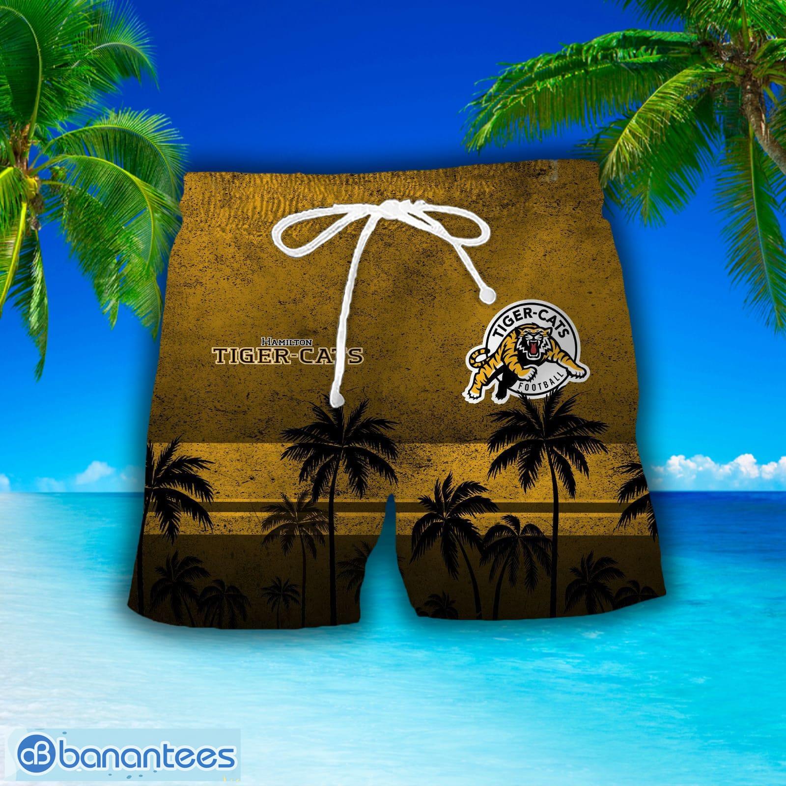 Detroit Tigers Coconut Beach Pattern Hawaiian Shirt And Shorts