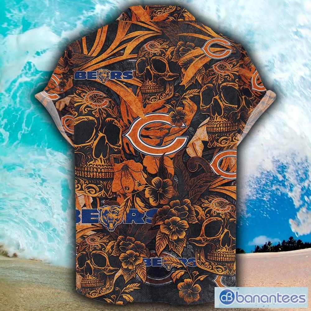 Chicago Bears Pirates Fans Pirates Skull Hawaiian Shirt Summer Gift For Men  And Women - Banantees