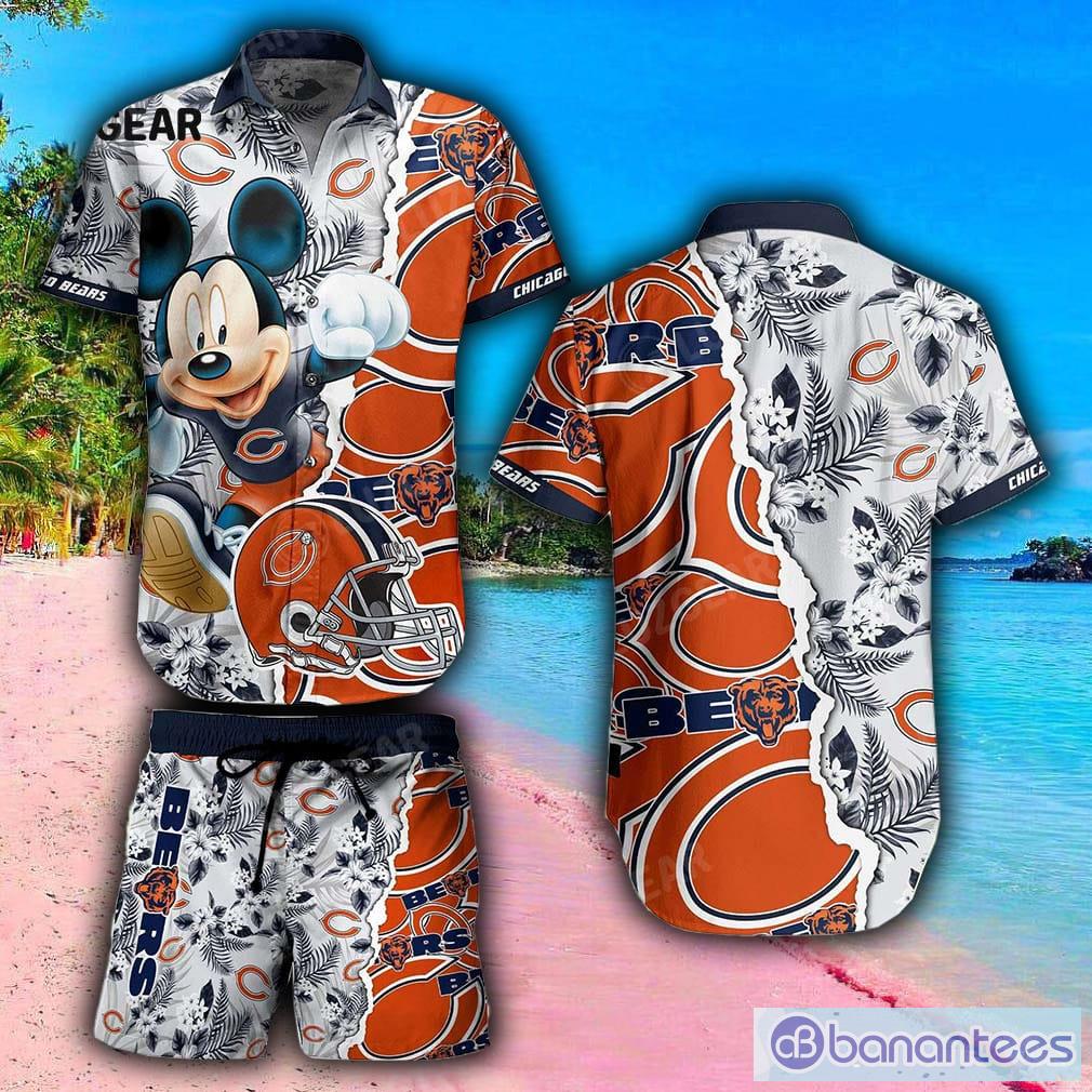 Chicago Bears NFL 3D Hawaiian Shirt And Shorts For Men And Women Gift Fans  - Banantees